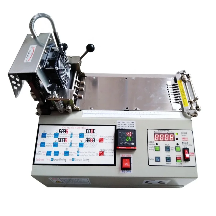 

Automatic rope cutter electric hot knife nylon webbing cutting machine hot & cold cutting machine