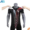 Creative customized pattern High elastic Soil release breathable hydrophobic T-shirt