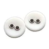 18L-60L Fashion double eyelet white resin button