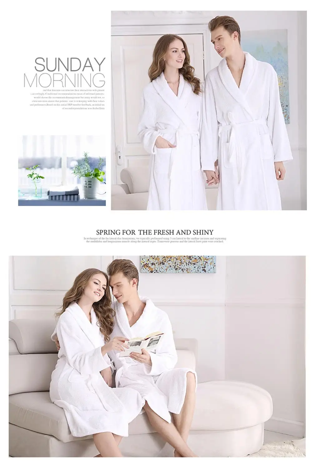 100 White Cotton Hotel Bathrobe For Woman & Man Buy Cotton Quilted Bathrobe,Patterned Cotton