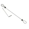 Loop end and hook end security cable safety cable /security cable wire rope with fittings
