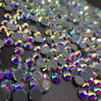 

Wholesale Factory Price Customize Color 5A DMC Clear AB Hotfix Rhinestone For Shoe