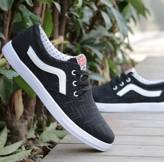 

Men's breathable canvas casual student shoes skid old Beijing cloth shoes