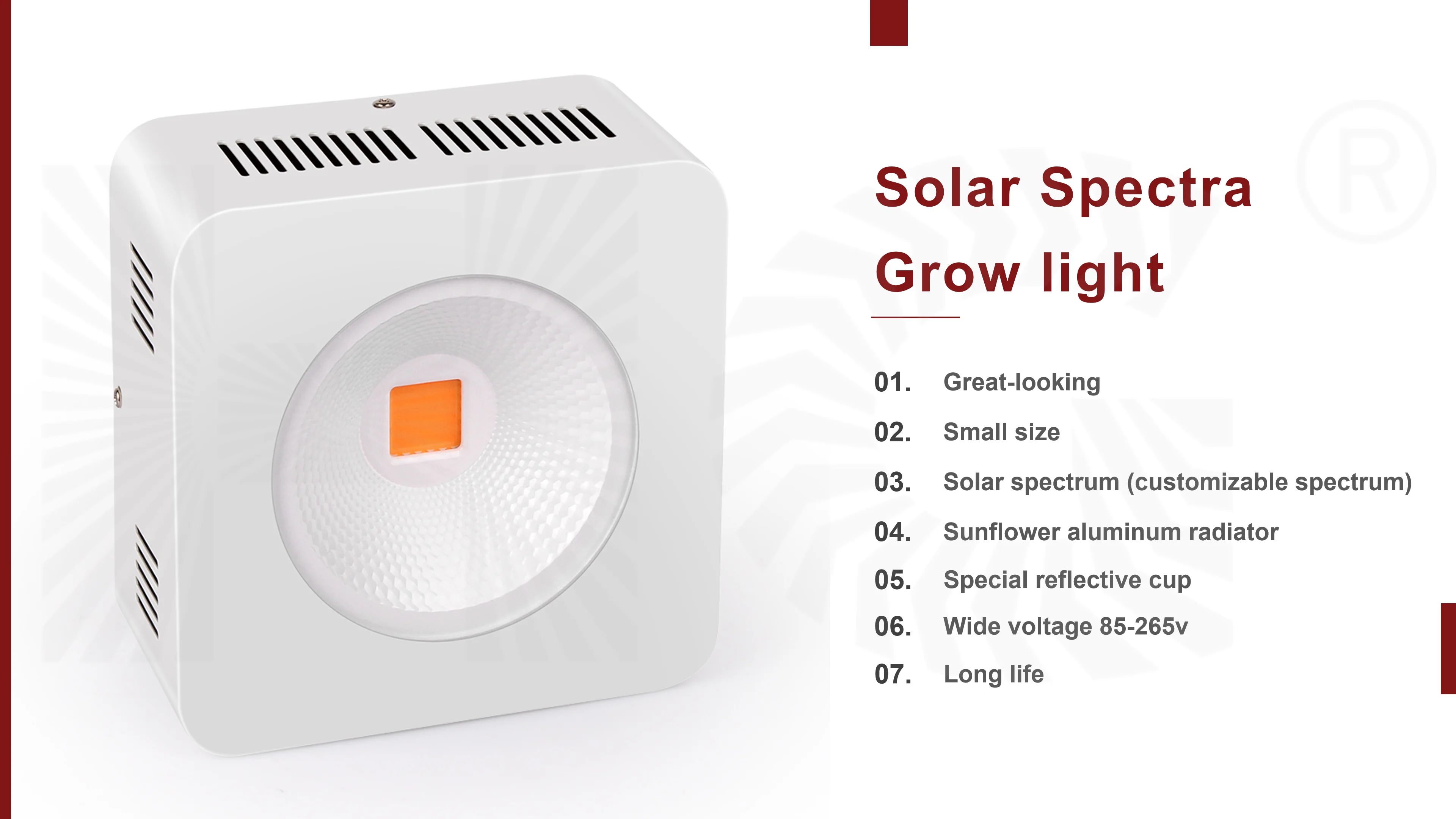 Health Lighting High Cri Ra98 Analog Solar Spectrum Led Lamp 5000k