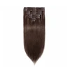 Double drawn clip in human remy hair raw clip in hair extensions human weaving remy clip in human hair extension for black women