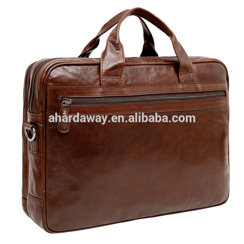 2020 Wholesale Full Grain Genuine Leather Handbag & Briefcase For Men
