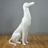 creative fiberglass dog mannequin for window display