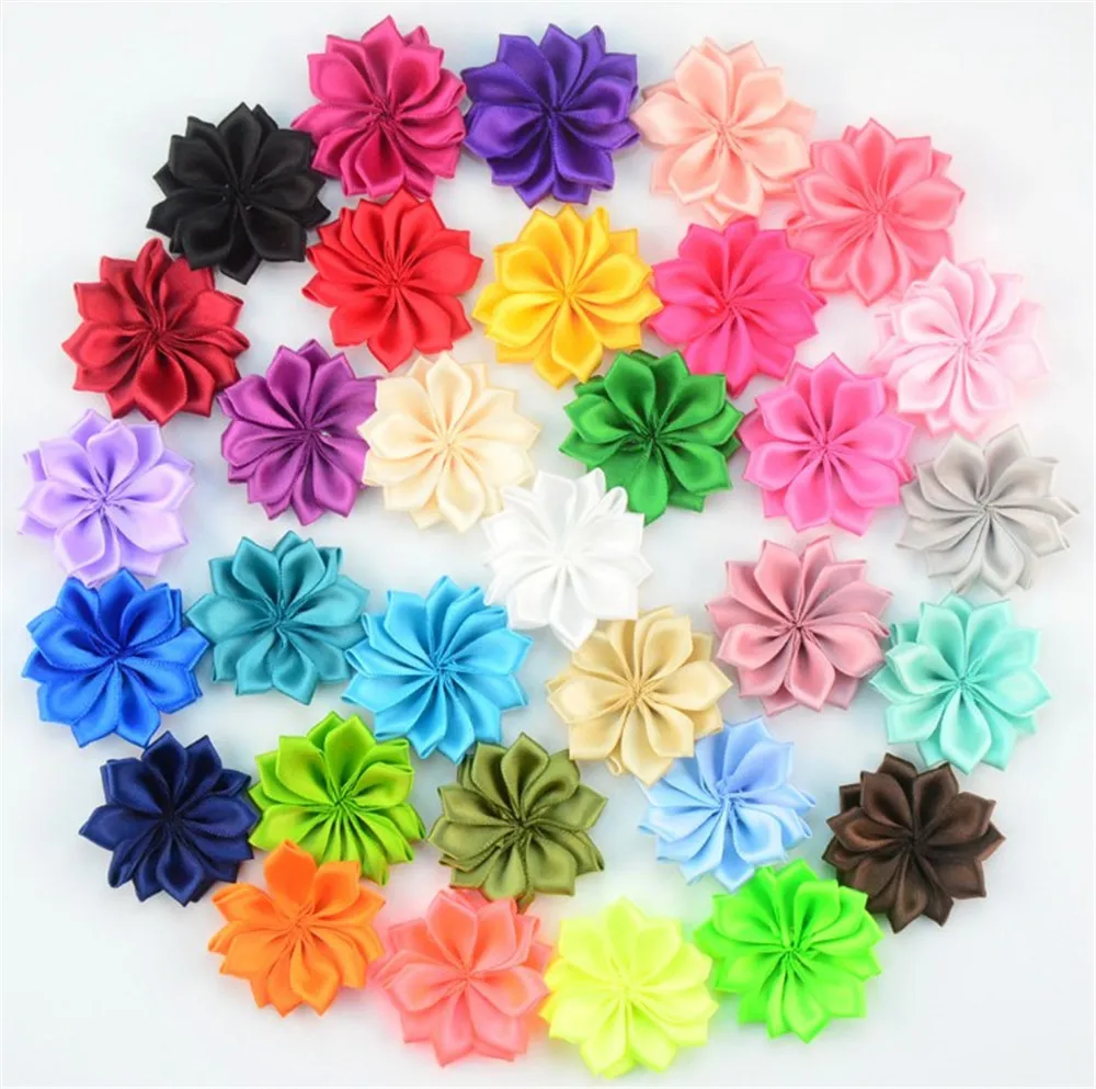 

4.5CM Satin Ribbon Flower