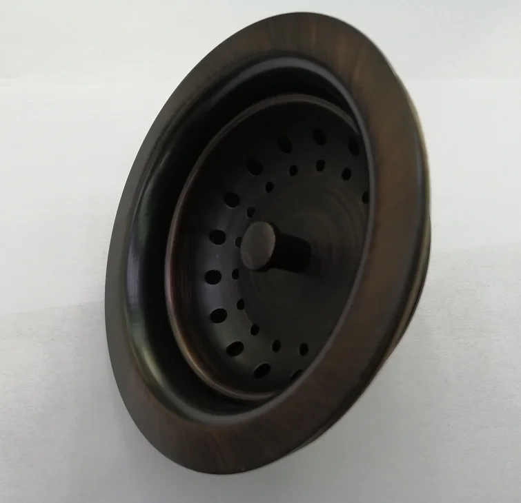 
3.5 inch ORB Stainless Steel Drain Basket Sink Strainer LB-9100-E 