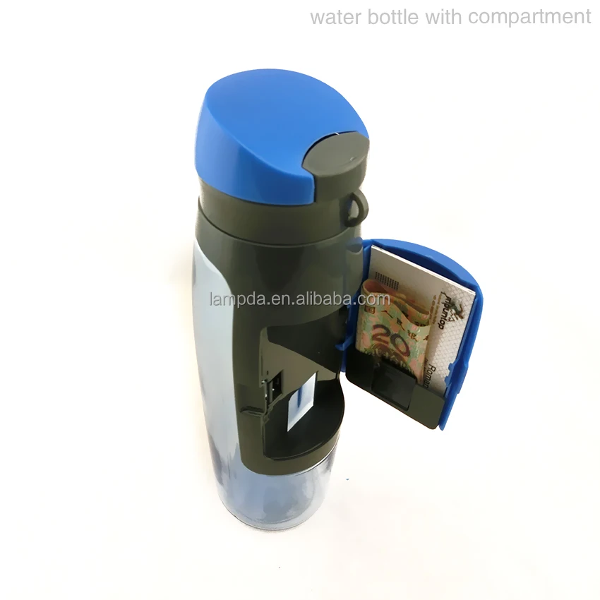 

hot selling amazon shaker shaker sports wallet water bottle as seen on tv, Green/gray customizable