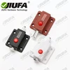 JIUFA Furniture Hardware Spring Loaded Automatic Button Plastic Push Latch Push To Open Spring Furniture Cupboard Latch