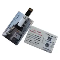 

High quality double size logo printing business card usb flash drive card