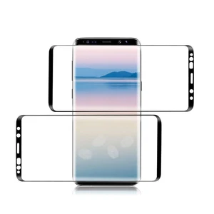 colored 6D 5D curved tempered glass for samsung s9 s9 edge screen protector for galaxy s8 s9 plus
