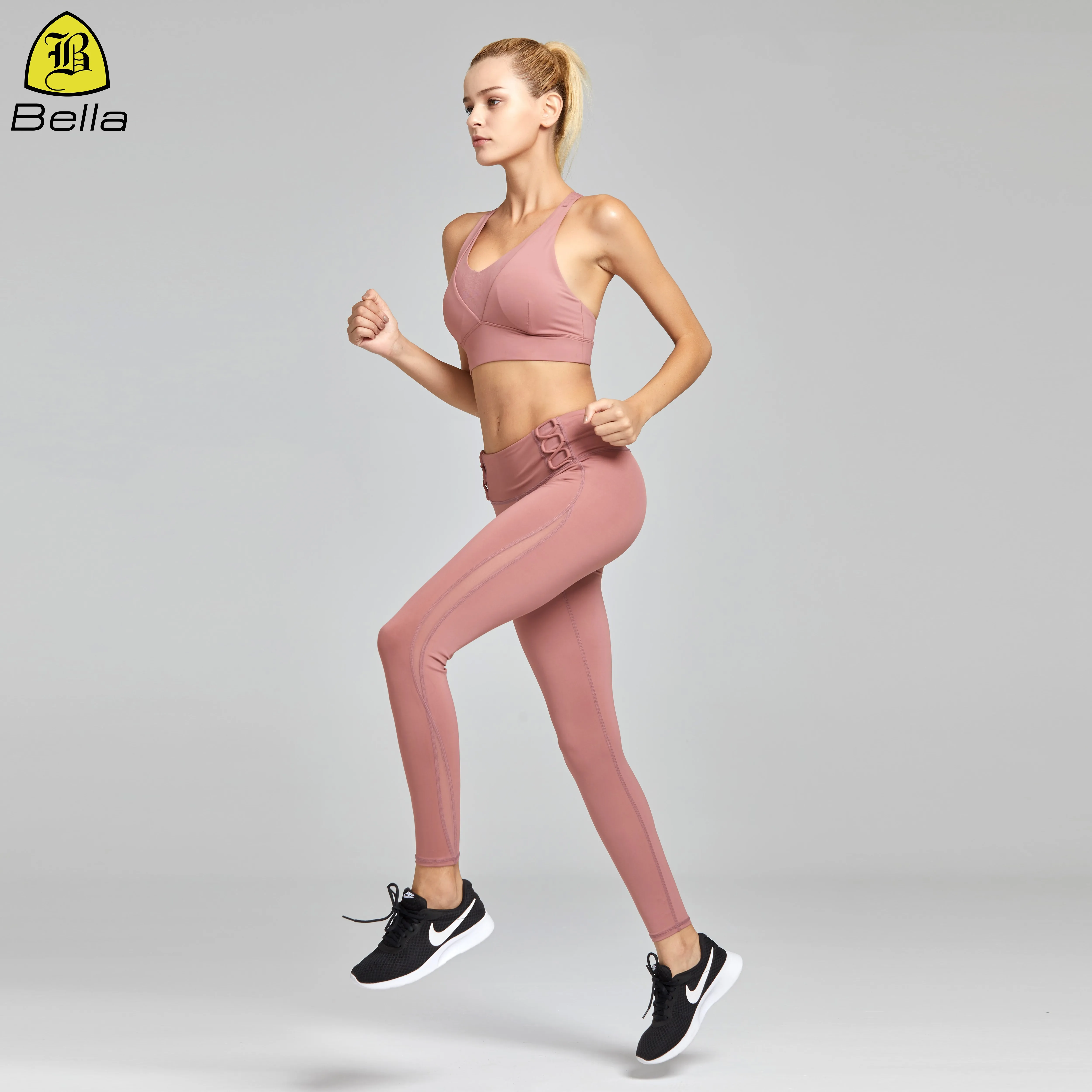 

Top quality workout active yoga female gym wear set
