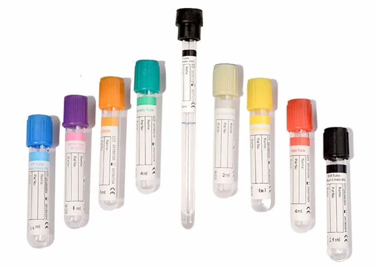 Purple Colour Blood Bottles Tubes With Edta For Blood Sample Drawing
