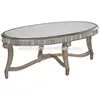 new Golden supplier China Manufacturer marble mirrored coffee table set