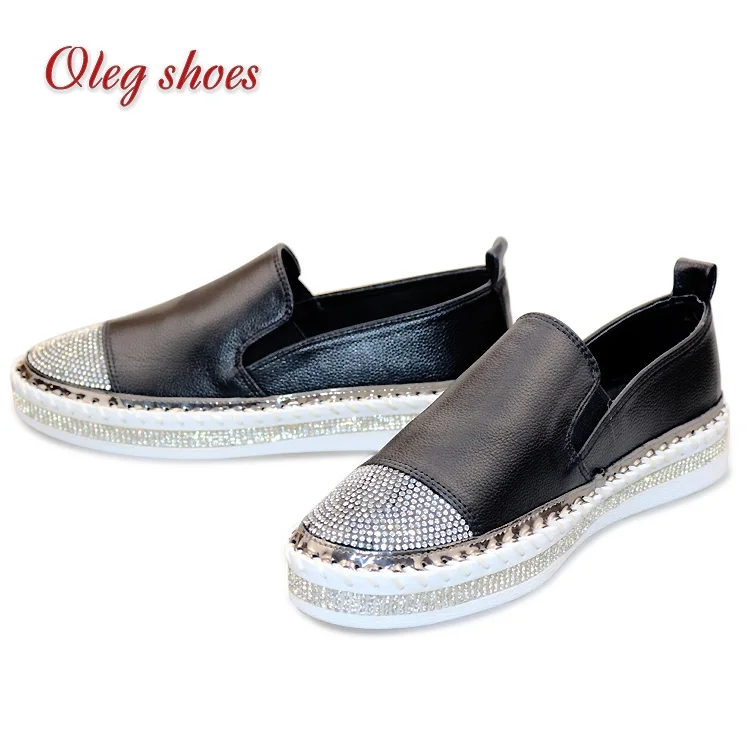ladies platform loafers