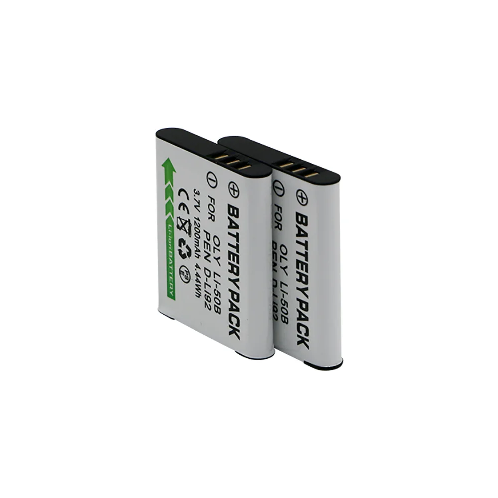 Olympus Stylus Tough 8010 Battery Replacement for Olympus LI-50B Digital Camera Battery 1000mAh, 3.7V, Lithium-Ion
