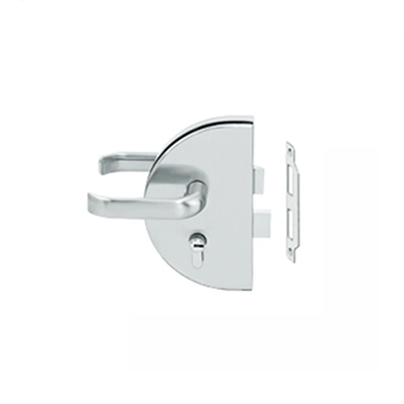 Sliding Door Key Lock Stainless Steel Locks For Frameless Glass Door