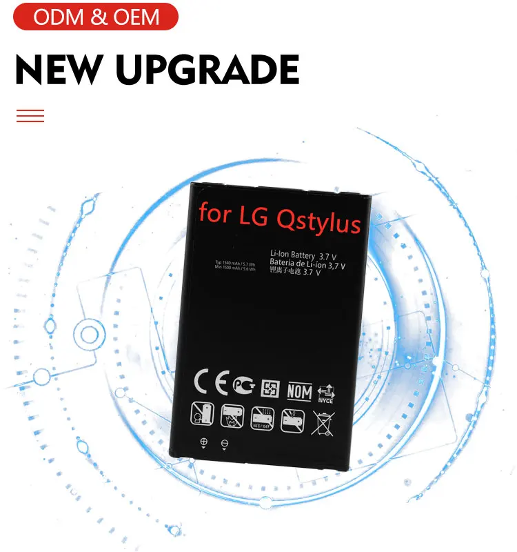 Manufacturer Original Mobile Phone Rechargeable Battery for LG Stylus 2 2plus 3 Qstylus