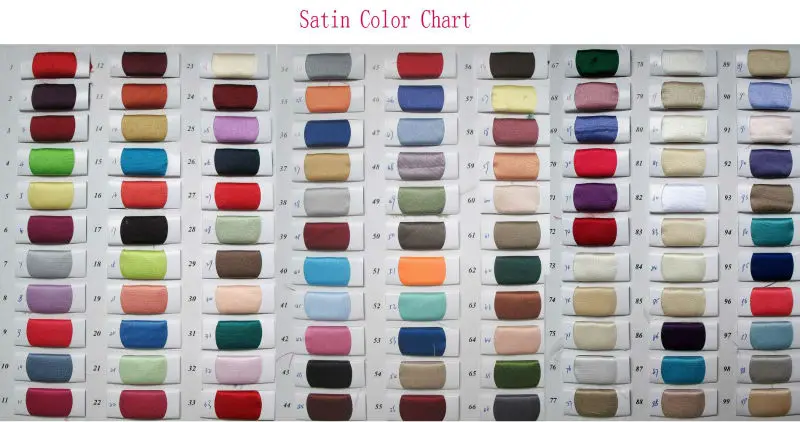 Wedding Gown Color Chart