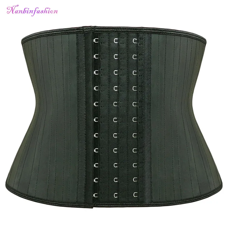 

Women 25 Steel Bones Short Torso Waist Trainer Shaper Corset, Beige