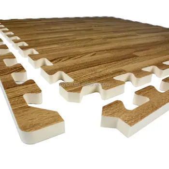 Dark Wood Foam Mats Puzzle Interlocking Eva Tiles Flooring Buy