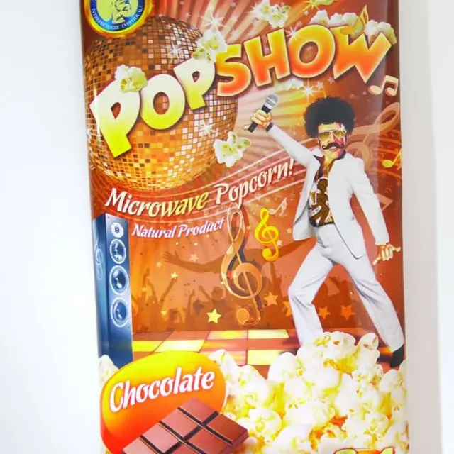 microwave popcorn chocolate