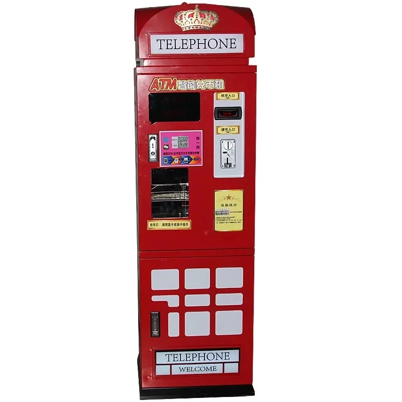 

British style Automatic Coin/Token Changer Machine Paper Money Coin Change Machine