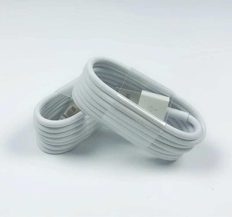 

Original USB Cable 1M/2M White for iPhone 6/7/8/9/Xr Xs Max, Charger Cable for iPhone X, White or customize