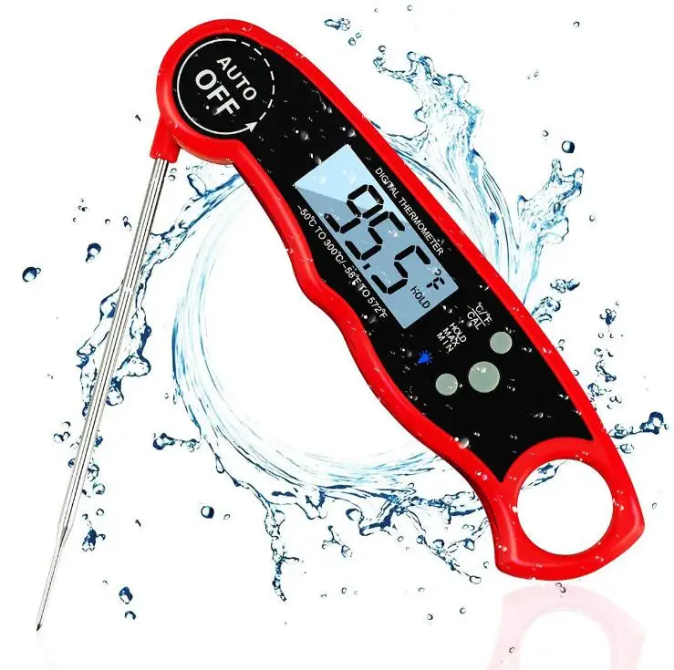 

Amazon's Hot Sale professional waterproof digital meat thermometer with backlit LCD for kitchen use