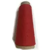 Dope dyde red color pet polyester ring spun yarn in China for Knitting and Weaving