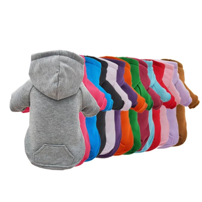 

15 sizes multi color Blank Dog Hoody for small and big dog, Grey (we have many different colors)