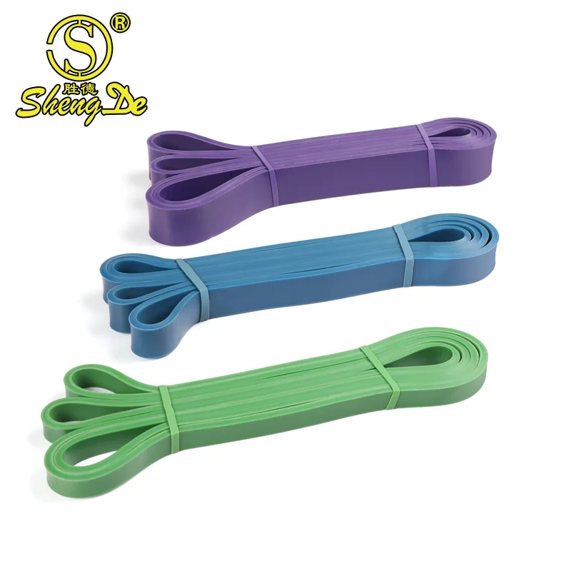 

2021 New product non slip thick exercise gym band resistance, 11 kinds colors, or customized
