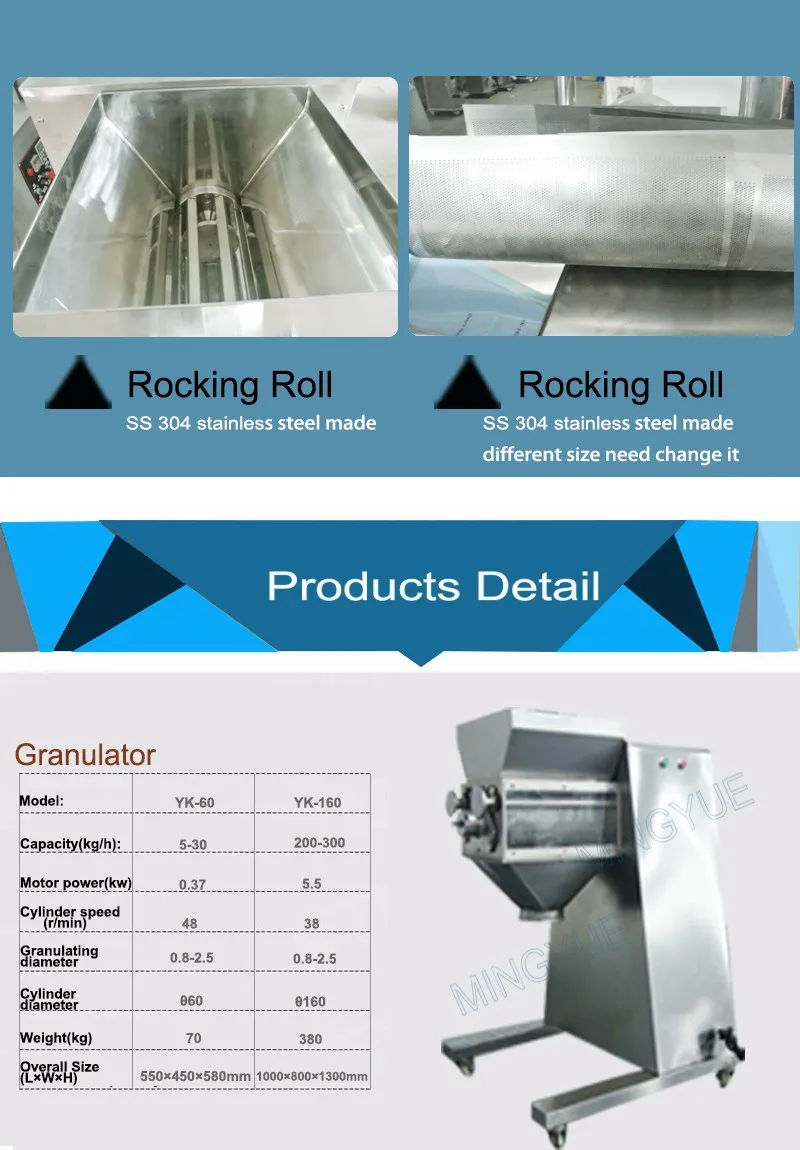 Granule making machine detail