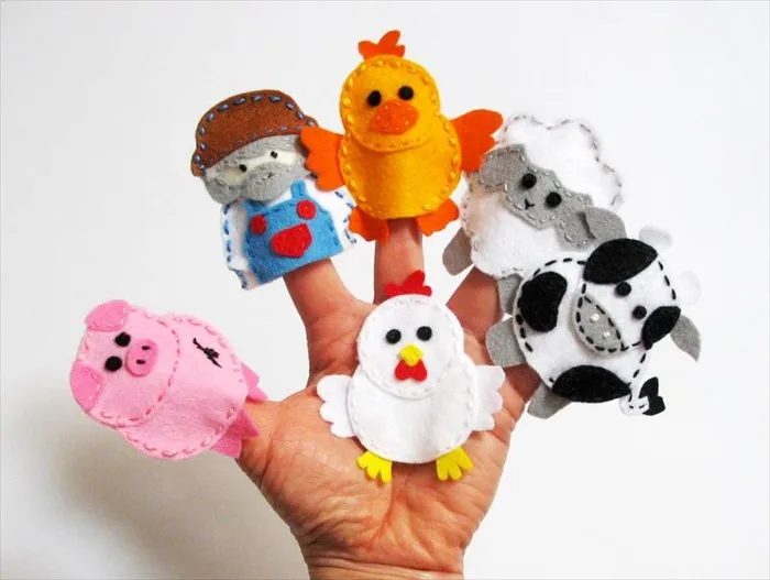 Felt Craft Diy Finger Puppet Kits Buy Felt Finger Puppet,Family