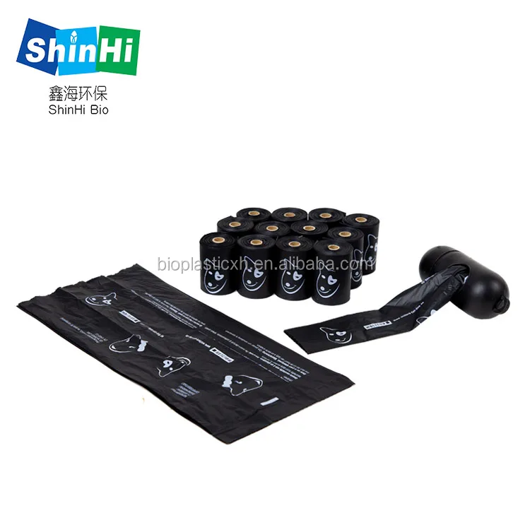 

new products 100% biodegradable plastic dog poop bags, Yellow