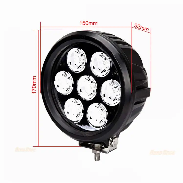 70w 6 Inch Round Spot Led Working For Suv 4wd Offroad Atv Car Truck ...