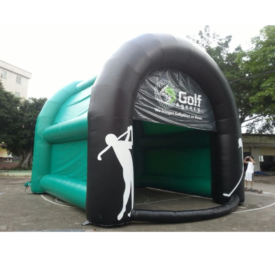 Inflatable Golf Shooting Cage/ Inflatable Golf Course Games For