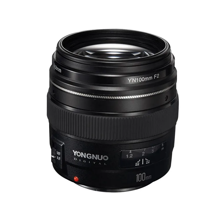 Yongnuo Yn100mm F2 Medium Telephoto Lens Prime Lens Large Aperture Auto