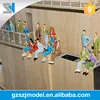 Miniature figure for architectural model making, delightful scale model