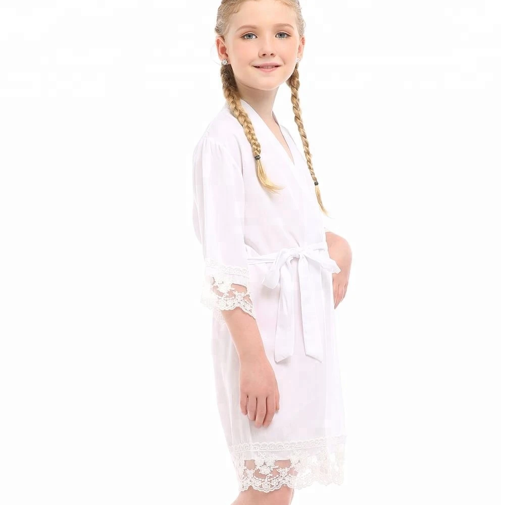 

C68 Lace bottom kids night-robe, N/a