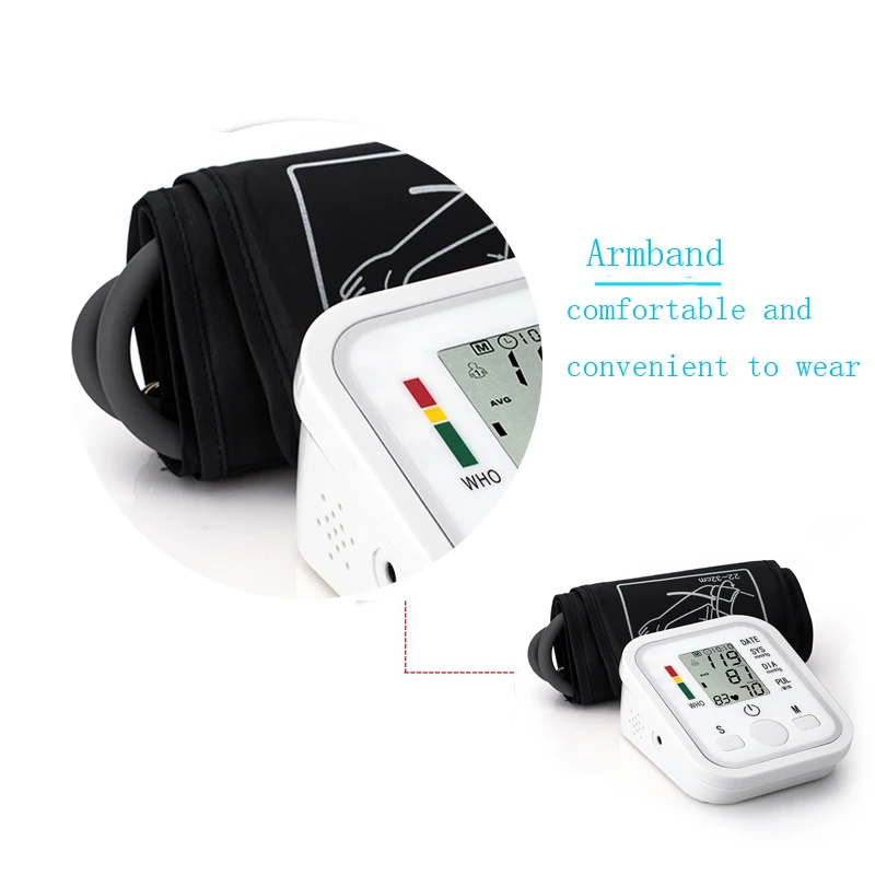 MK-B869 Hot Selling finger blood pressure /blood monitor pressure upper arm