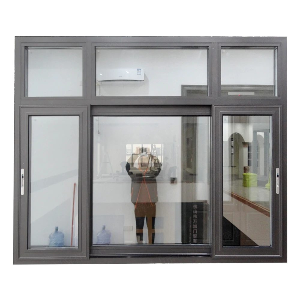cheapest aluminum glass customized sliding window