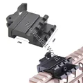 Tactical 45 Degree Picatinny Weaver Rail Mount Single 20mm Rail Angle Mount with QD Lever Lock