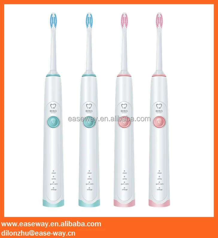 

2018 H1 IPX7 waterproof high speed sonic vibration soft bristal type electric toothbrush,personalized electric toothbrush, Multi-color