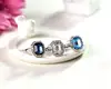 Bling Star Anise Single Diamond Shape Centre Stone Ring