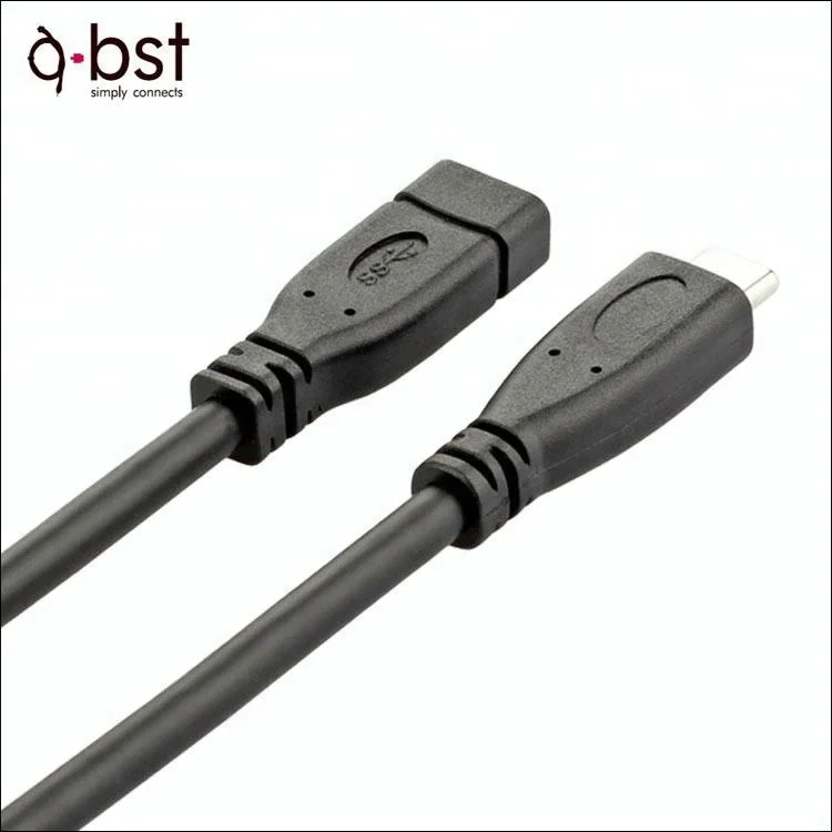 A-BST High Speed Charging+Data Transfer USB 3.1 TYPE-C Male TO Female 0.2m, 0.3, 1m for computer