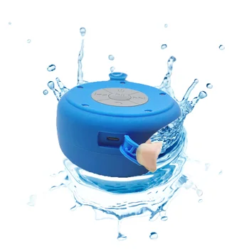 

Portable bluetooth waterproof speaker for bathroom, Black green yellow blue pink