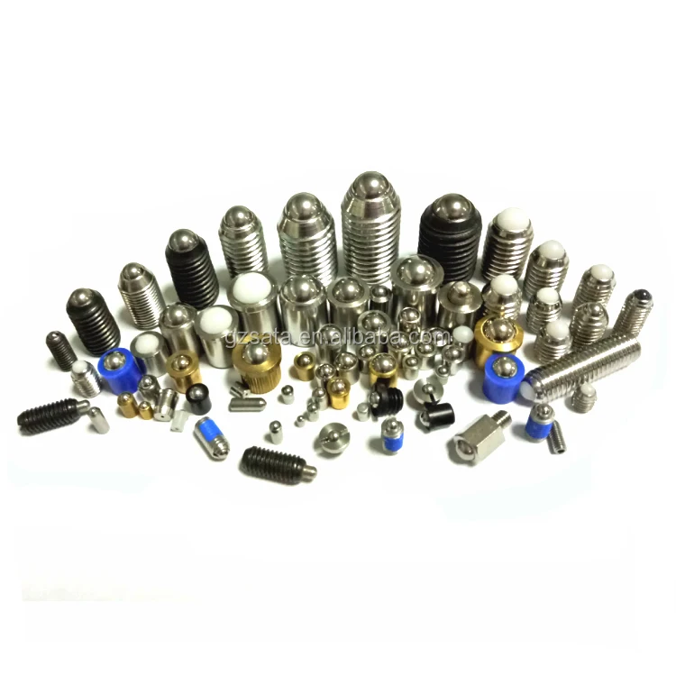 
Slotted Spring Ball Plunger Ball Tip Grub Set Screws 